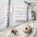 Search for abc wrapping paper Fun