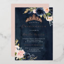 Search for rose gold 1st birthday invitations Real foil