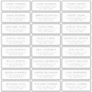 Search for clear wedding stickers Elegant