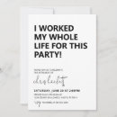 Search for work party invitations Funny