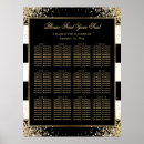 Search for black gold wedding seating charts Modern