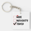 Search for naughty keychains Santa