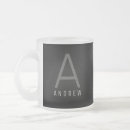 Search for glass mugs Monogrammed