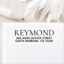 Search for family last name return address labels Elegant