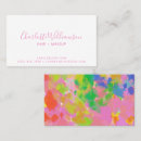 Search for beauty business cards Colorful