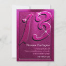 Search for hot pink 13 invitations 13th