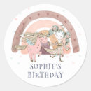Search for rainbow birthday stickers Magical