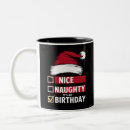 Search for naughty or nice mugs Santa
