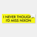 Search for nixon bumper stickers President