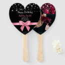 Search for heart shaped hand fans Birthday