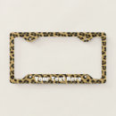Search for leopard license plate frames Classy