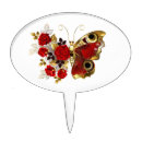 Search for rose gold cake toppers Flower