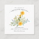 Search for dandelion business cards elegant