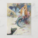 Search for vintage mermaid postcards Fairy