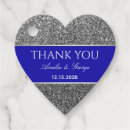 Search for royal blue favor tags Silver