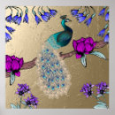 Search for peacock posters Gold