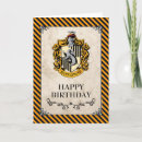 Search for birthday cards Hogwarts house design