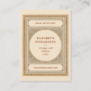 Search for academic business cards Elegant
