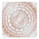Search for rose gold bandanas White