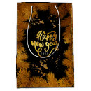 Search for new years eve gift bags Black and gold
