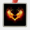 Search for angel wings ornaments Heart