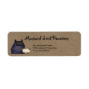 Search for country style return address labels Rustic