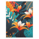 Search for orange and white tablecloths Floral
