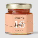 Search for peach birthday favors Sweet 16