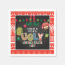 Search for funny christmas napkins Ugly christmas sweater