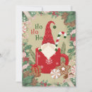 Search for gnome holiday cards Santa
