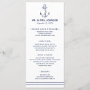 Search for nautical wedding menus Beach