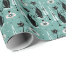 Search for cat christmas wrapping paper Vintage