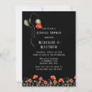 Search for poppy wedding invitations Black