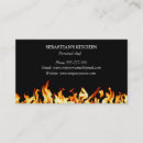 Search for flame business cards Restaurant