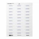 Search for stylish font return address labels Classic