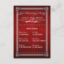 Search for old hollywood invitations Red