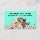 Search for pet grooming business cards Veterinarian