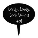 Search for funny birthday cake toppers Forty