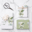 Search for martini wrapping paper Bow