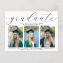 Search for 3 photo graduation invitations Elegant