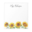 Search for sunflower notepads Teacher