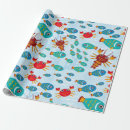 Search for crab wrapping paper Nautical