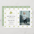 Search for st patricks day birthday invitations Gold