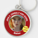 Search for softball keychains High school