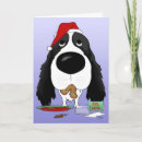 Search for english springer spaniel christmas cards Santa