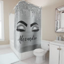 Search for glitter shower curtains Elegant