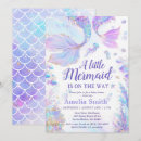Search for little mermaid baby shower invitations Under the sea party