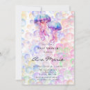Search for jellyfish invitations Watercolor