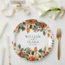 Search for earth tone paper plates Watercolor floral
