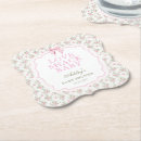 Search for baby shower coasters Coquette